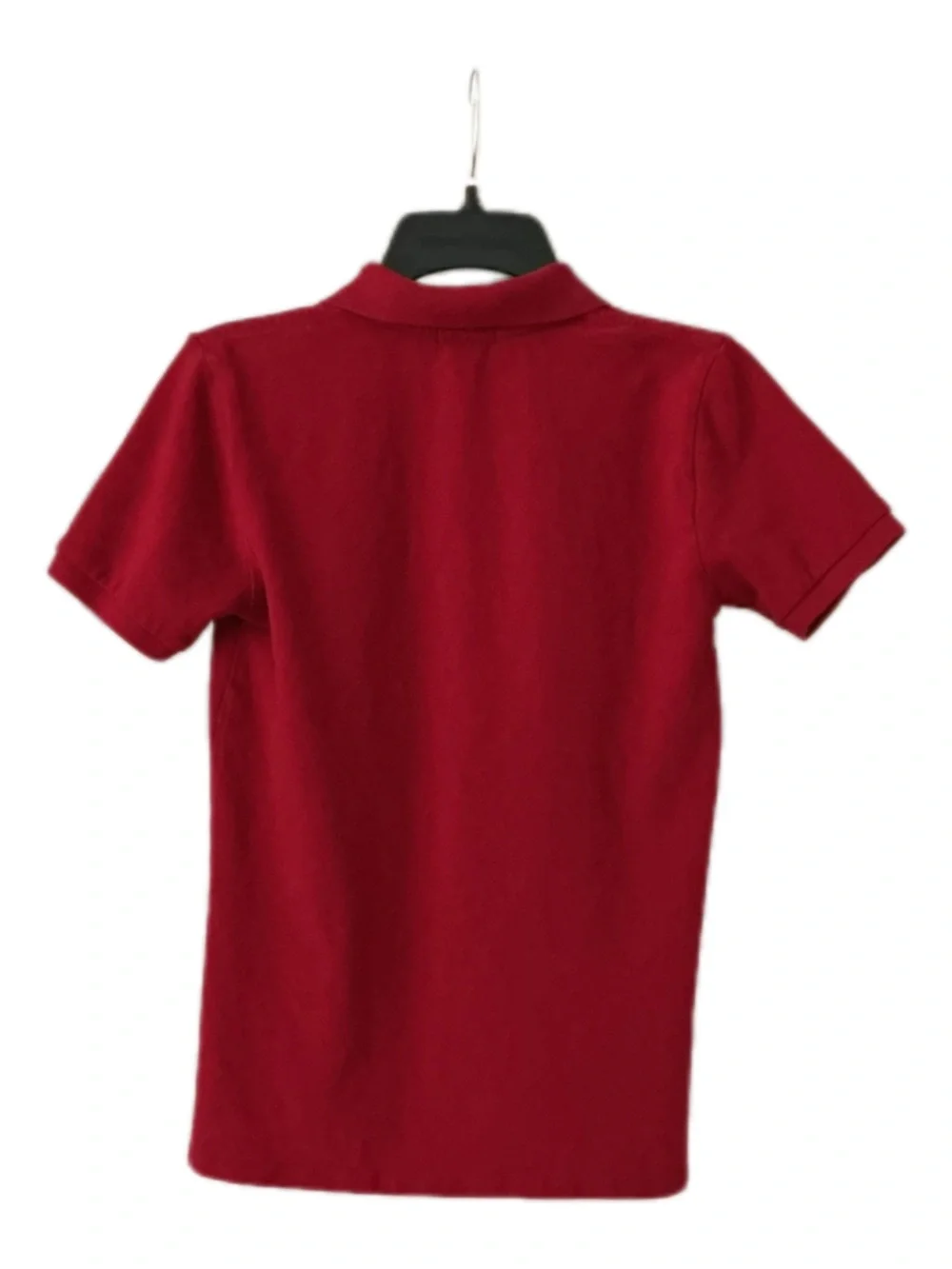 Ralph Lauren Red Polo Shirt with Contrast Label